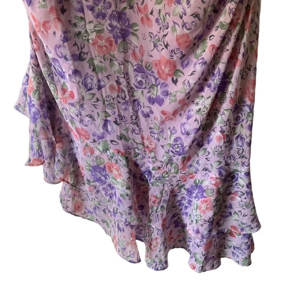 Anthropologie Floret Studios XL NWT One- Shoulder Floral Midi Dress